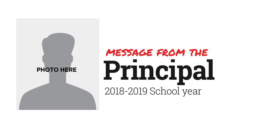 Message from the Principal Template