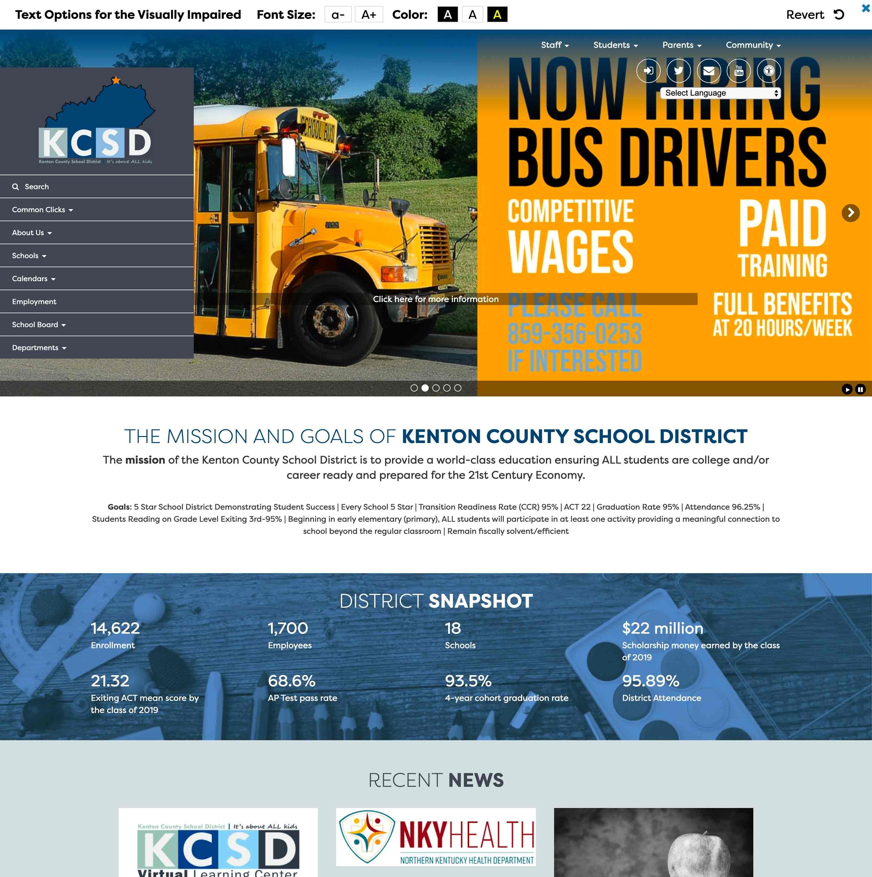 Kenton-County-School-District-school-website-design