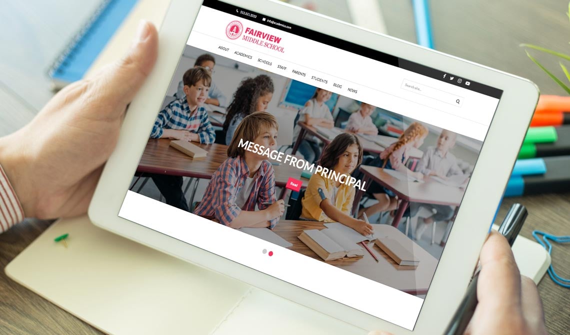 fairview-school-website-design-theme
