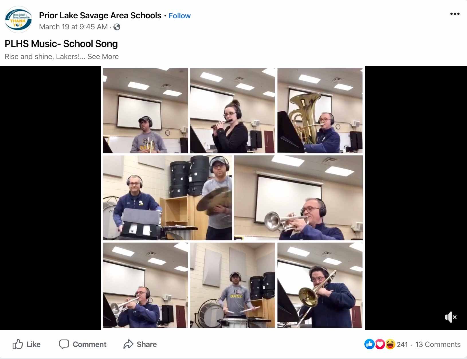 school-facebook-video-band