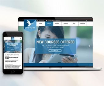 Read New School Website Design Themes by Campus Suite